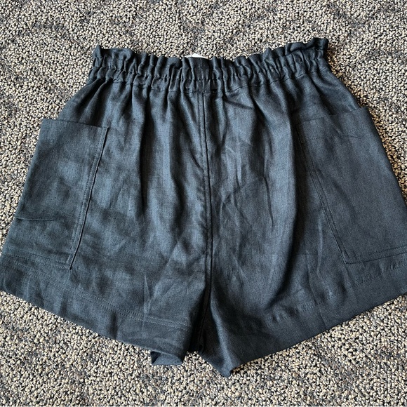 NWT Rails Summer Shorts in black linen - Picture 5 of 8